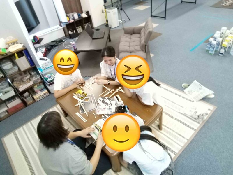 末広町教室夏祭り2025射的の銃制作