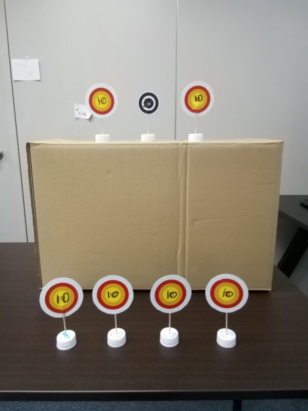 末広町教室夏祭り2025射的の舞台