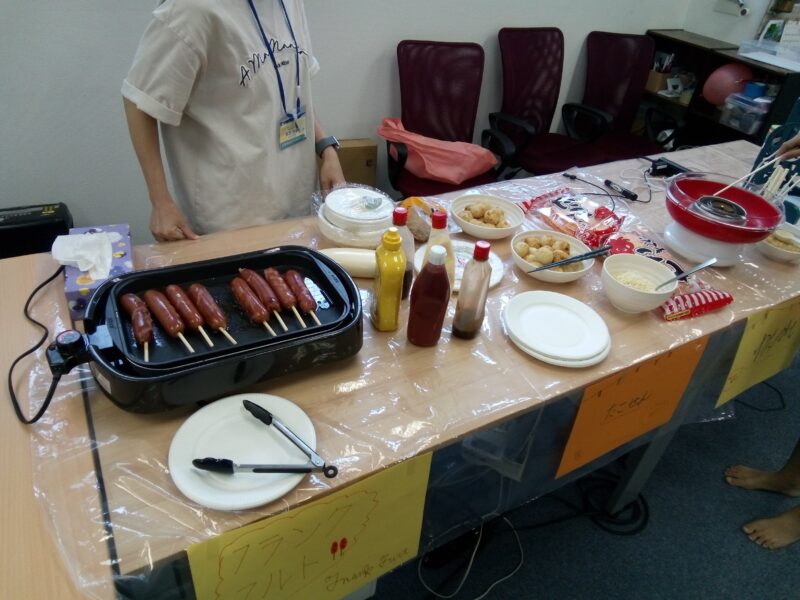 夏祭り2025年フードコーナー