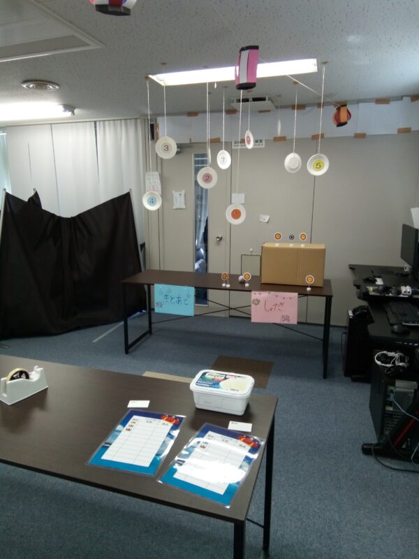 末広町教室夏祭り2025的あてと射的