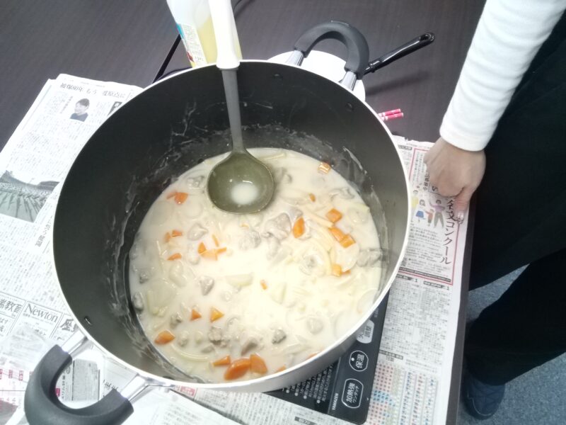 クリームシチュー作り08