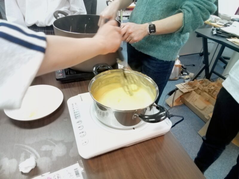 ユアスペース末広町教室カスタード作り04