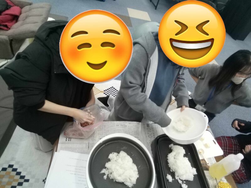 末広町教室ペッパーライス作り2026年01