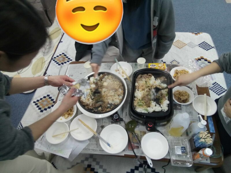 末広町教室ペッパーライス作り2026年02